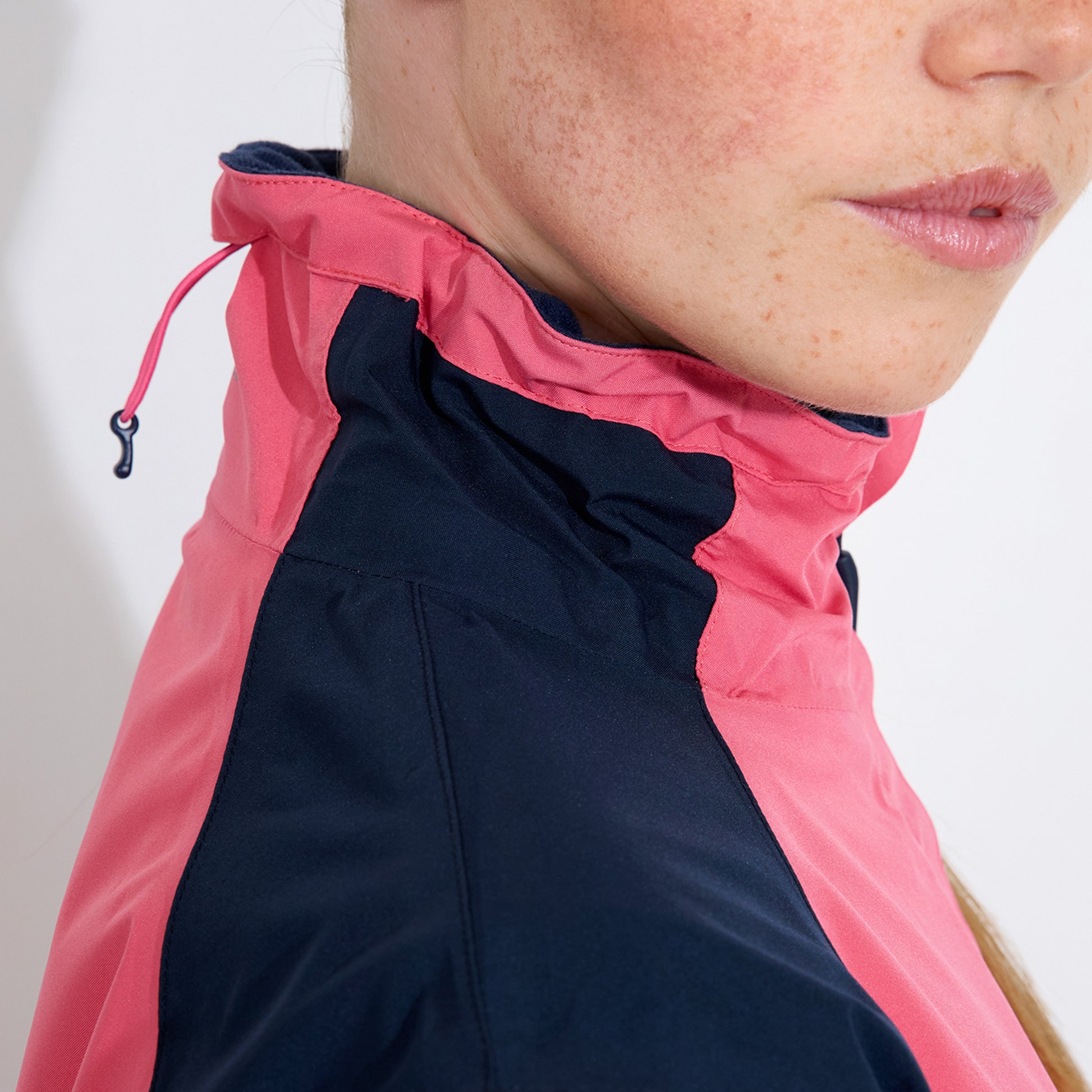 Abacus Ladies Links Stretch Rain Jacket with Colour Block Detailing