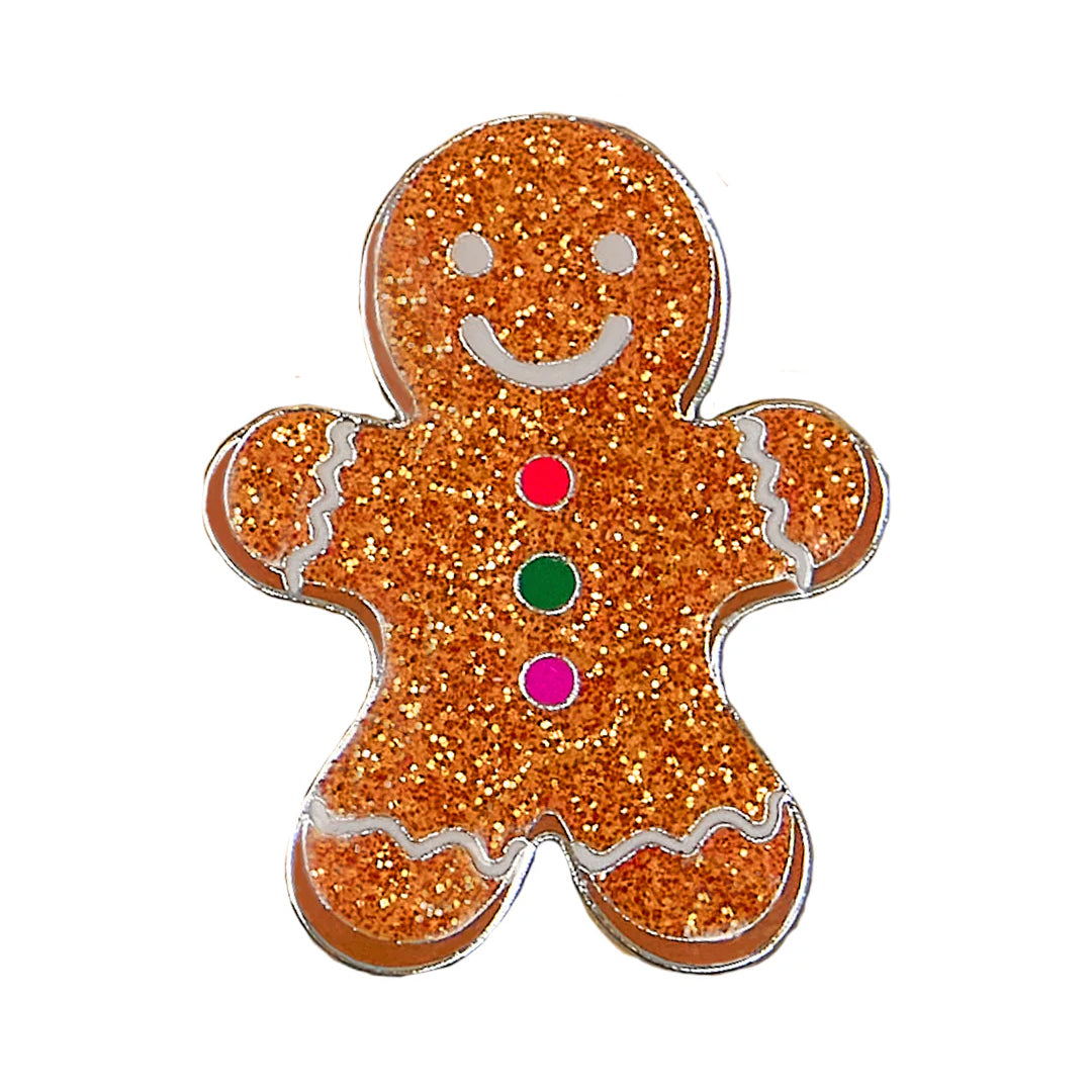 Christmas Gingerbread Man Golf Ball Marker