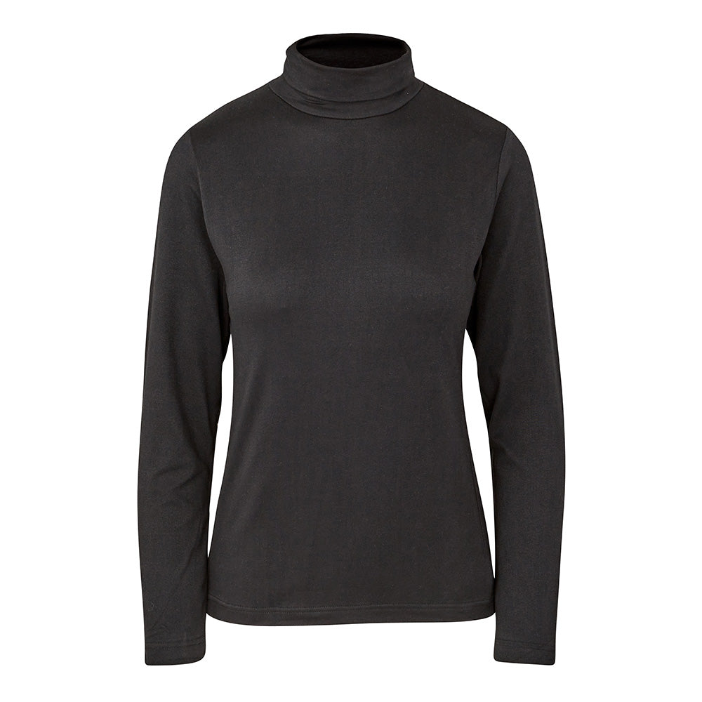 Swing Out Sister Ladies Long Sleeve Roll Neck in Black Magic