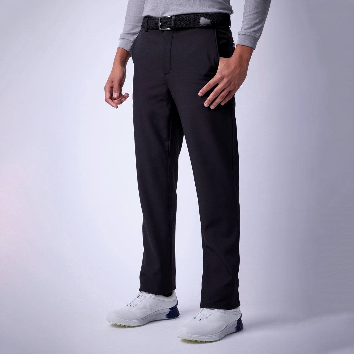 Glenmuir Mens Black Thermal Trousers with Water Repellent Finish