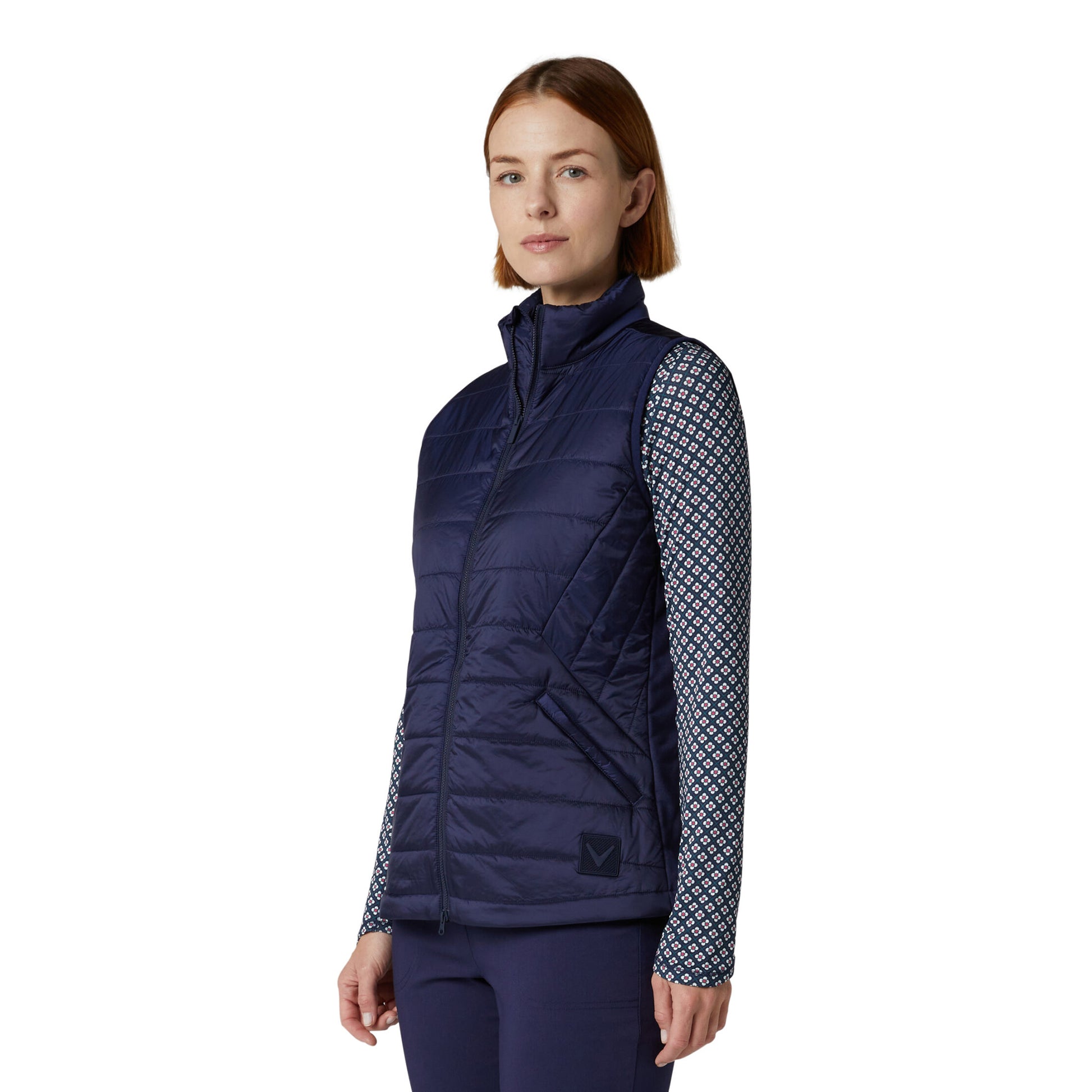 Callaway Ladies Golf Quilted Gilet with Primaloft in Navy