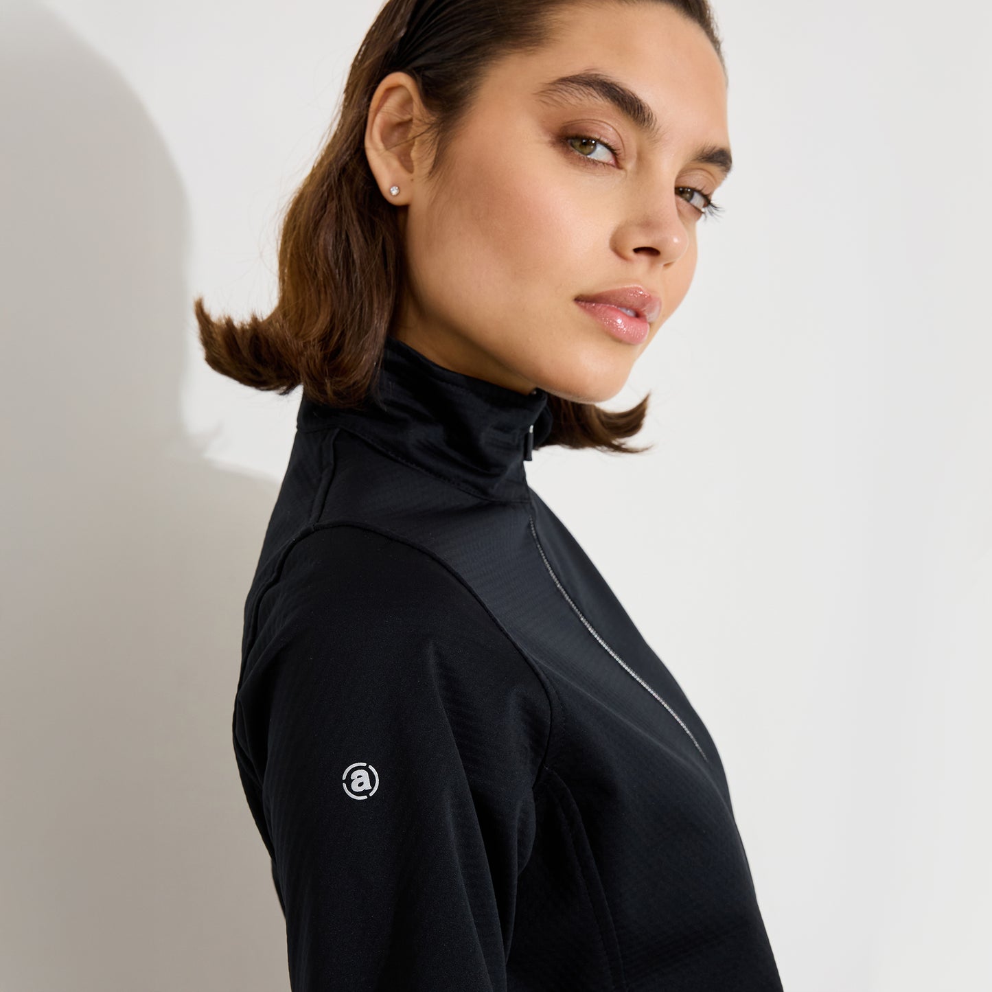 Abacus Women’s Performance Softshell Jacket in Black