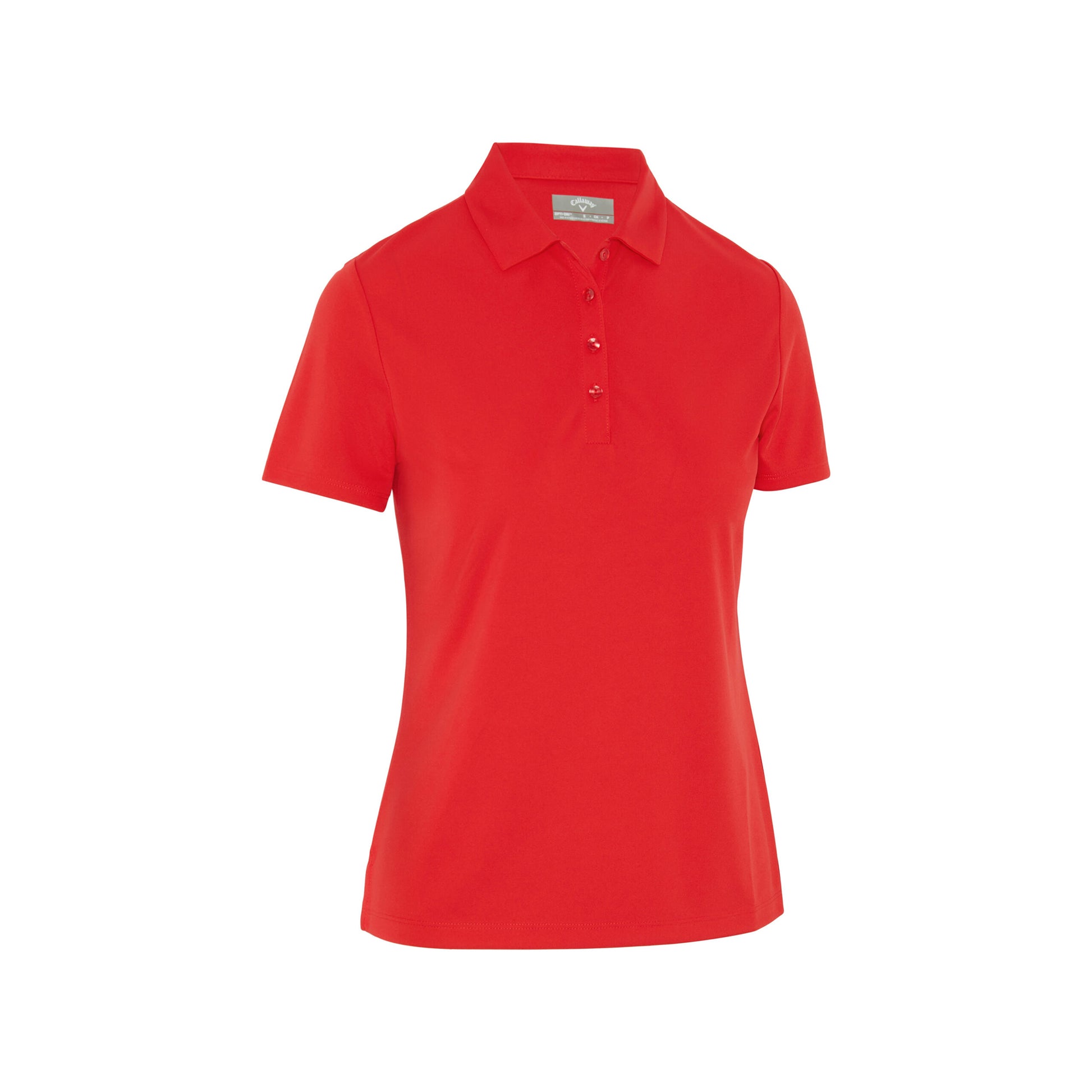 Callaway Ladies True Red Short Sleeve Polo with UV Block Protection