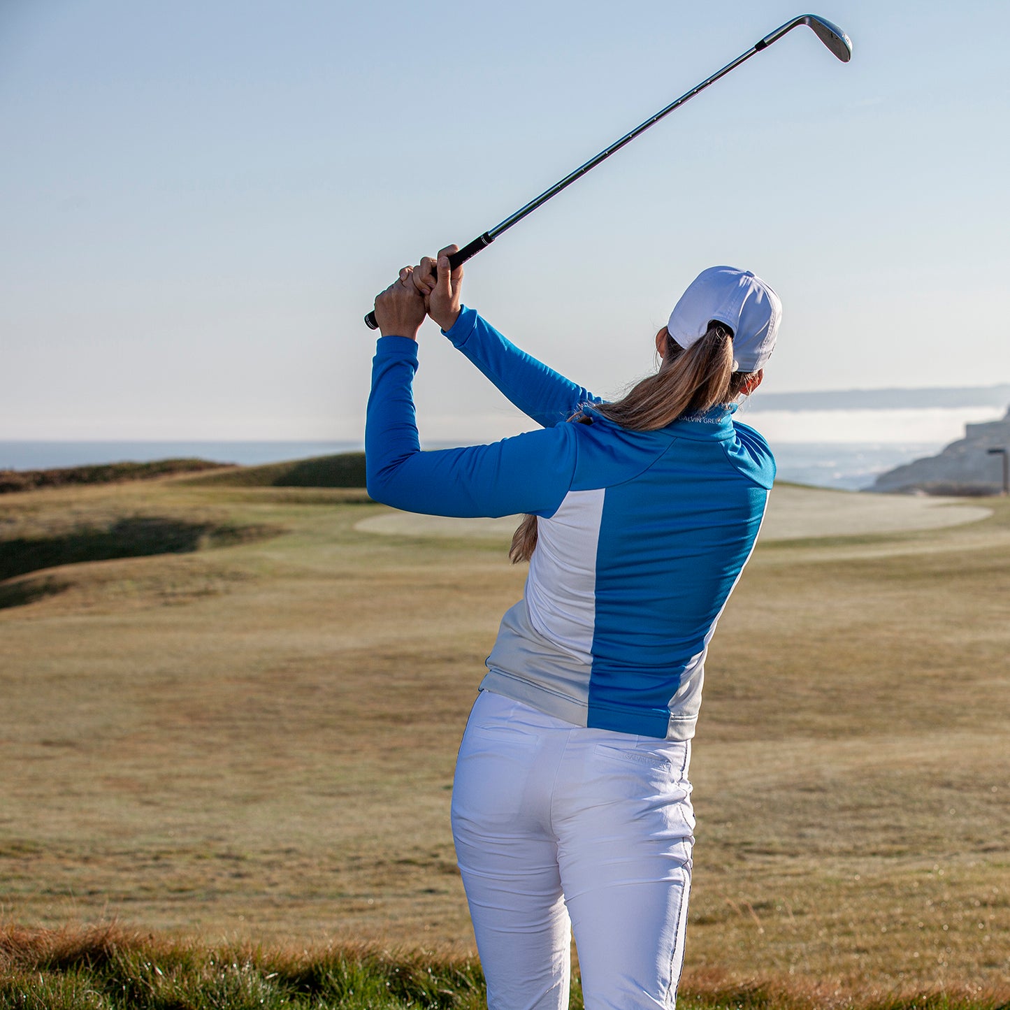 Galvin Green Ladies INSULA Jacket with Contrast Panels in Blue