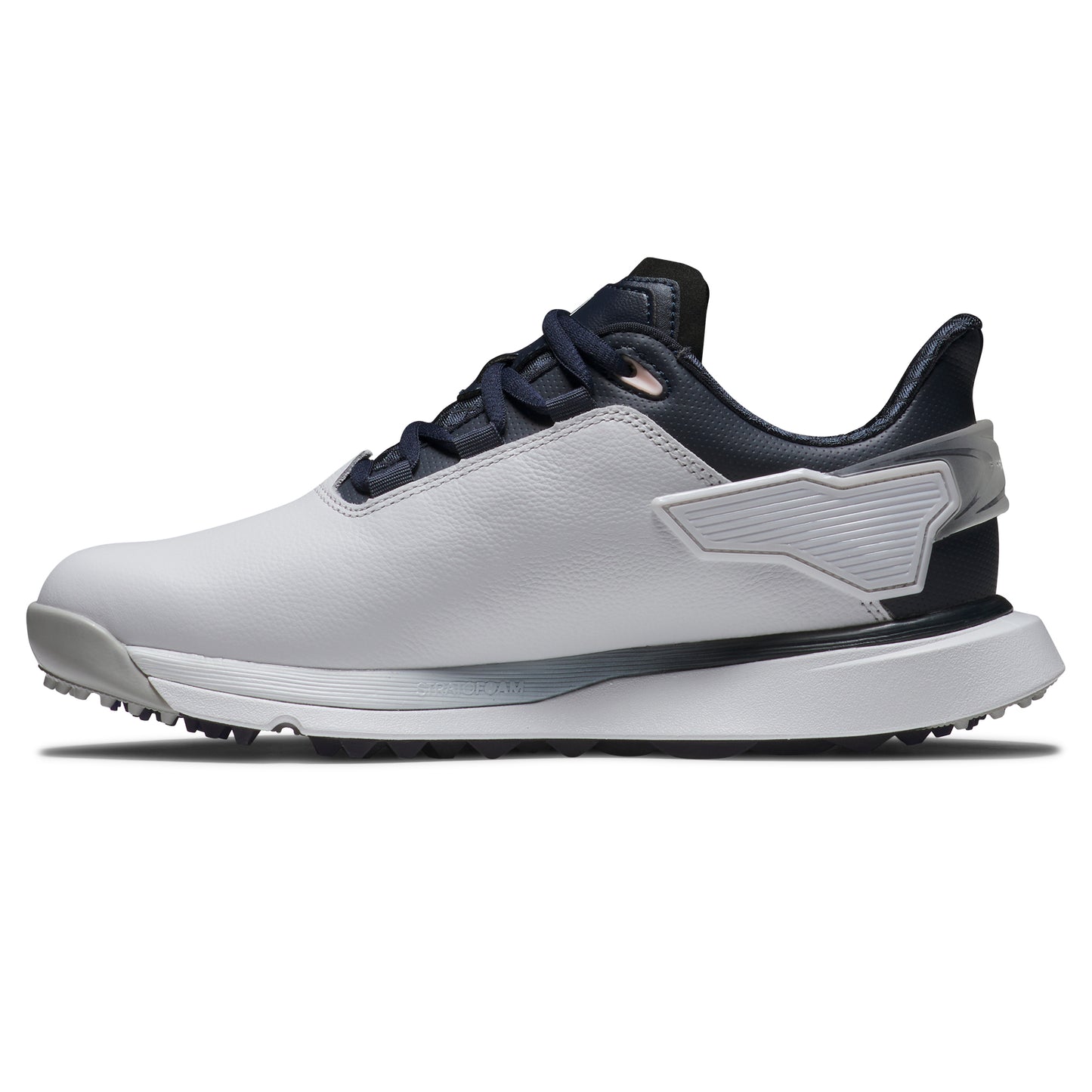 FootJoy Women's Wide Fit Spikeless Pro/SLX Golf Shoes in White & Navy