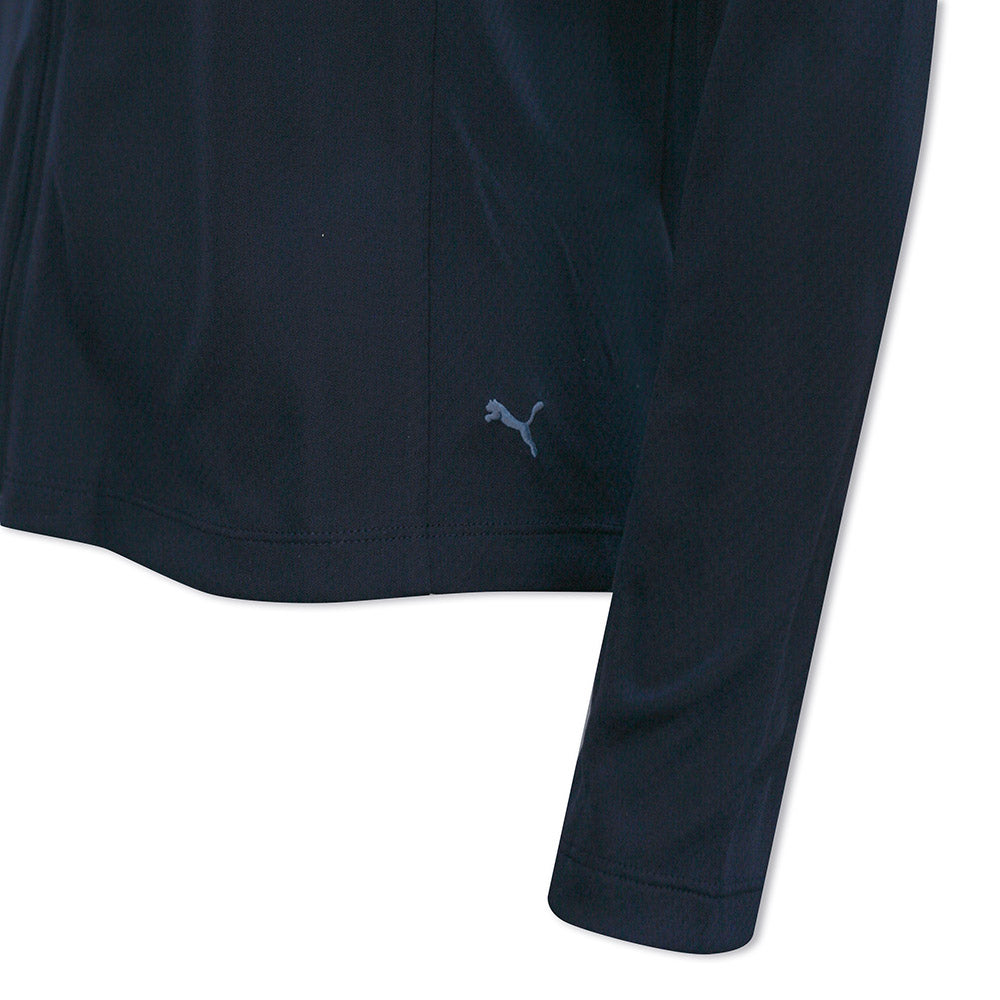 Puma Golf Ladies Ultra Lightweight Full Zip Jacket in Deep Navy