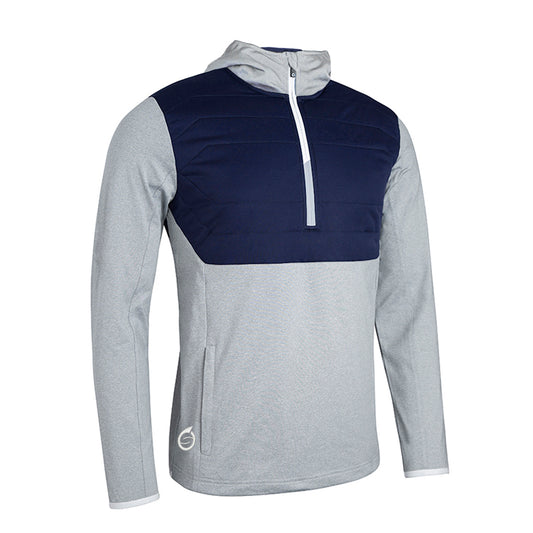 Sunderland Mens Hybrid Showerproof Mid-Layer with Contrast Quilted Panels and Hood