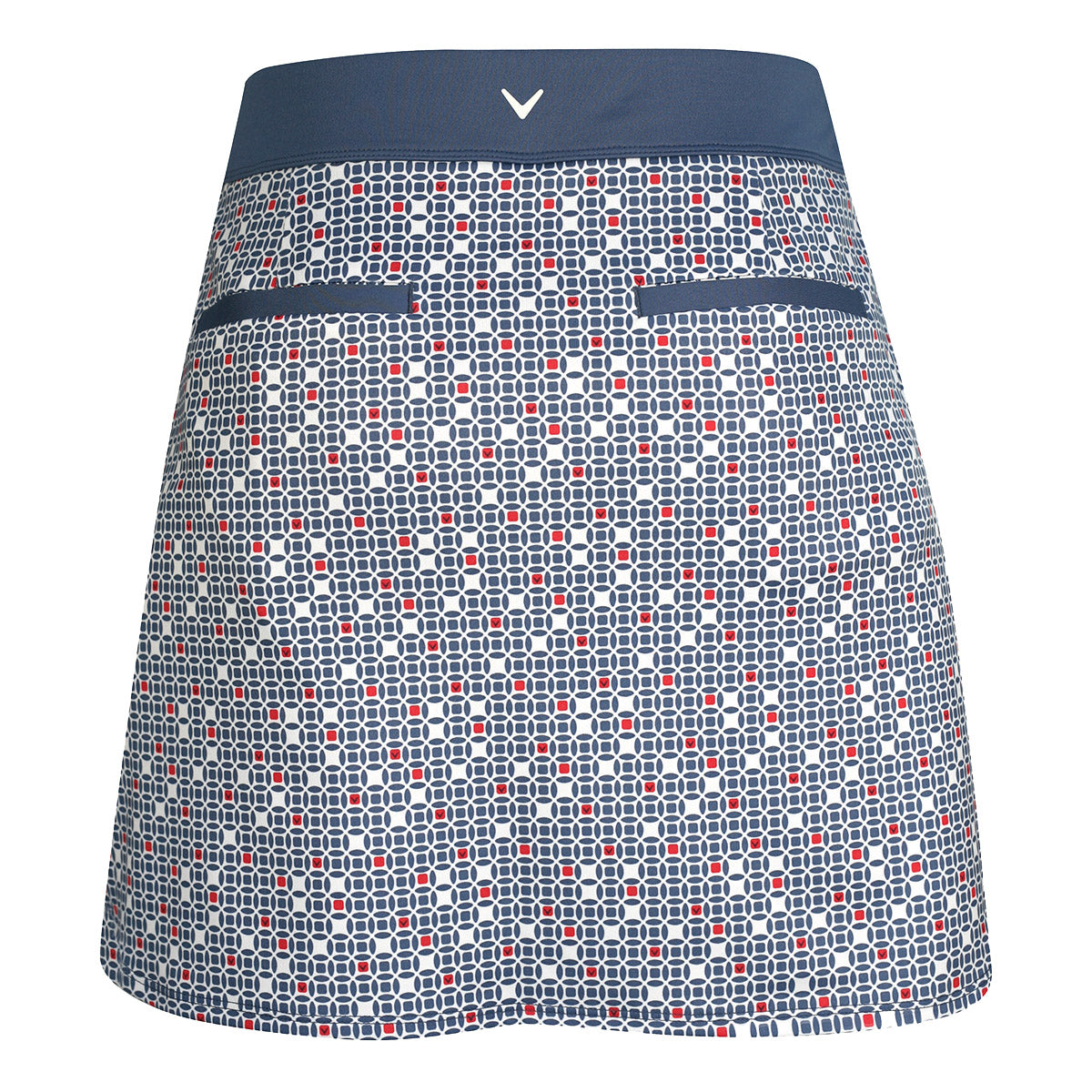 Callaway Ladies Pull-On Skort with Geo Print in Coastal Fjord