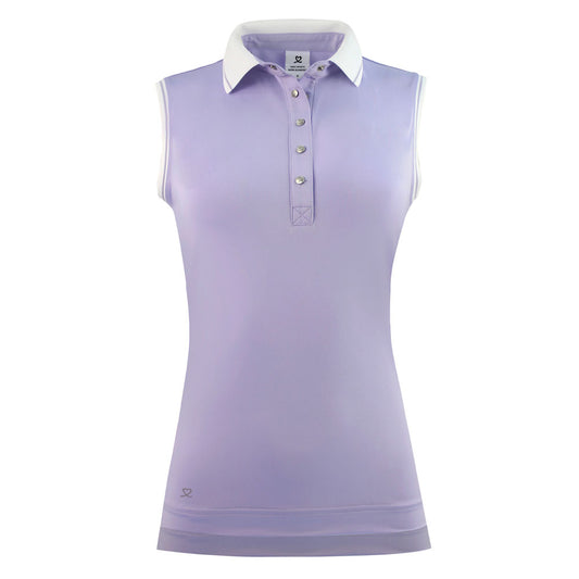 Daily Sports Ladies Sleeveless Polo in Lilac