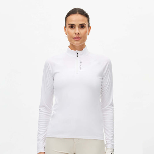 Röhnisch Ladies Elegant Zip Neck Stretch Top for Effortless Movement with Every Swing