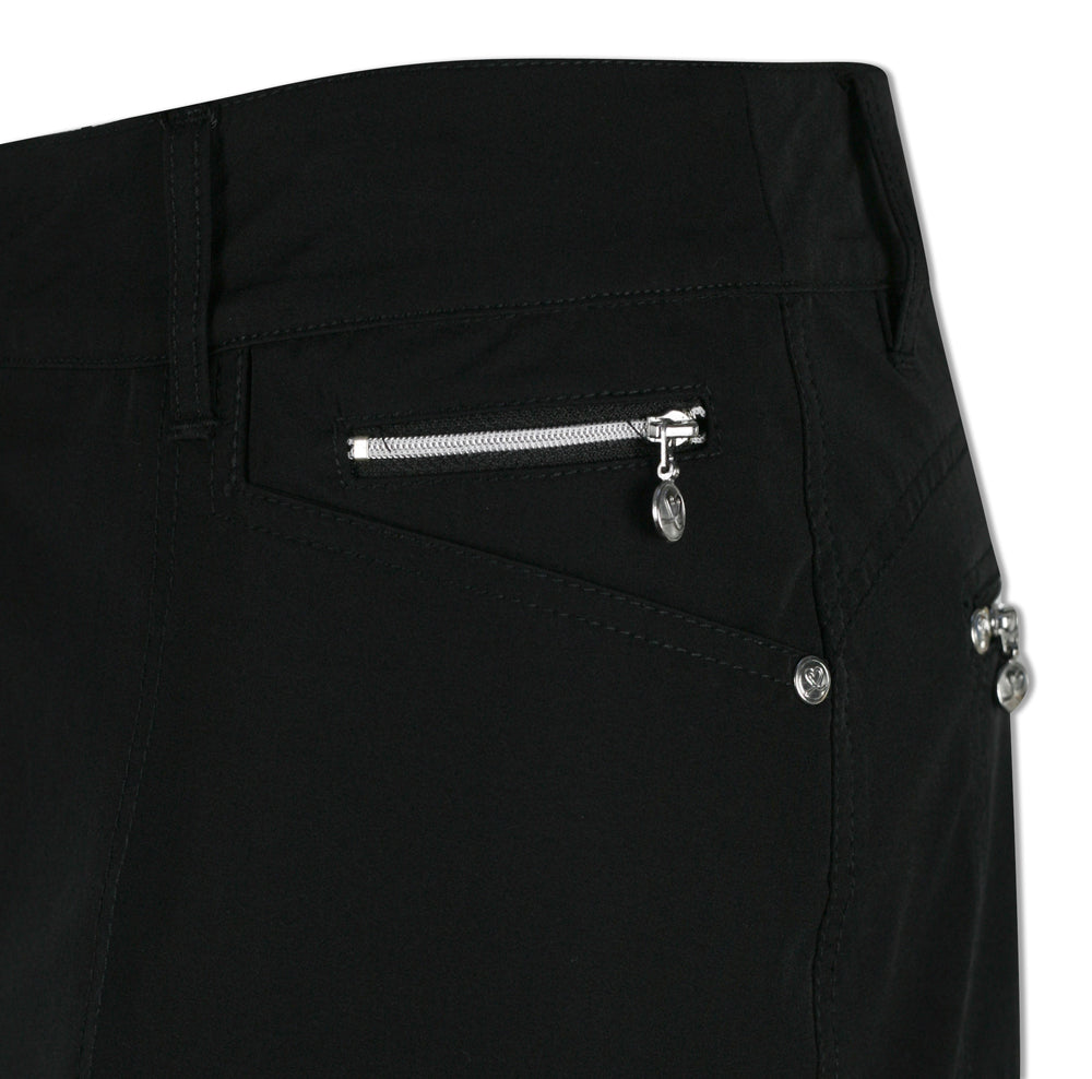 Daily Sports Ladies Pro-Stretch Black Golf Skort with Straight Fit