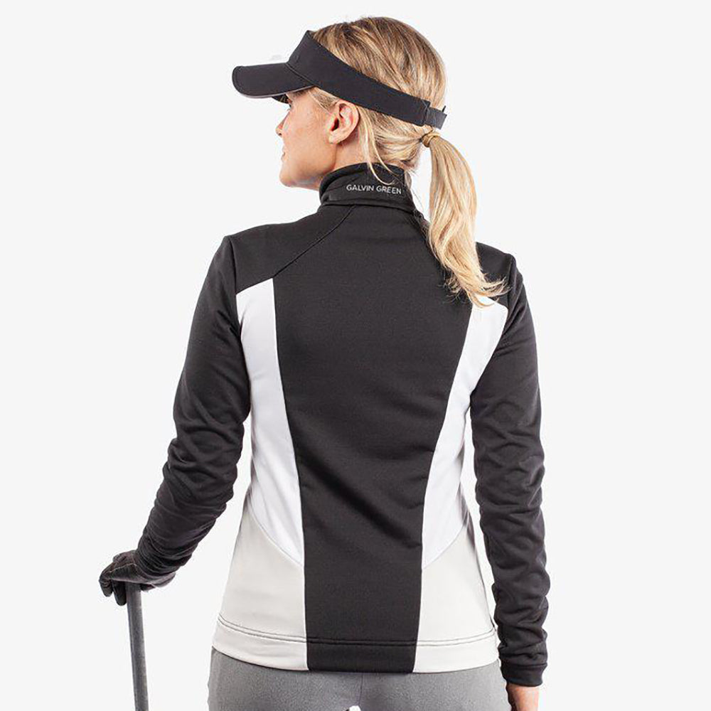 Galvin Green Ladies Black Full-Zip INSULA Golf Mid Layer