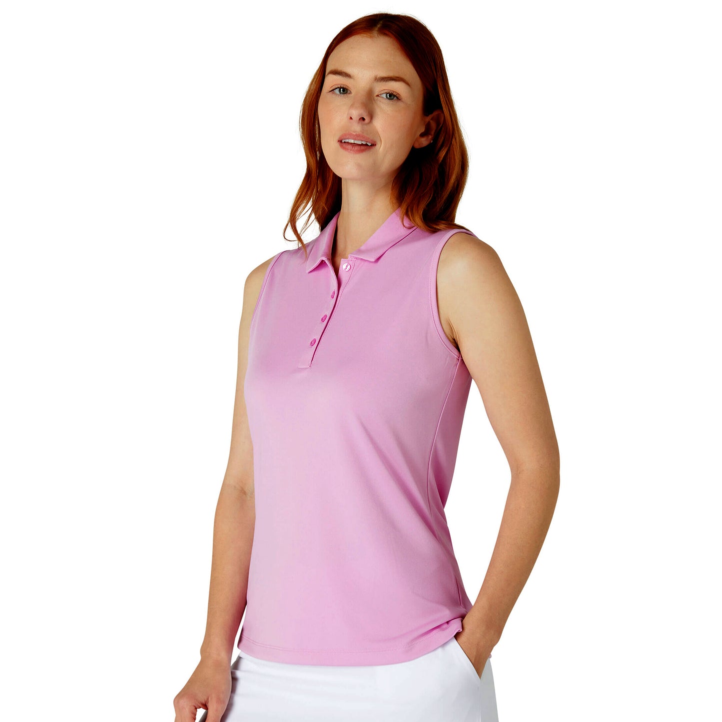 Callaway Ladies Sleeveless Tournament Golf Polo