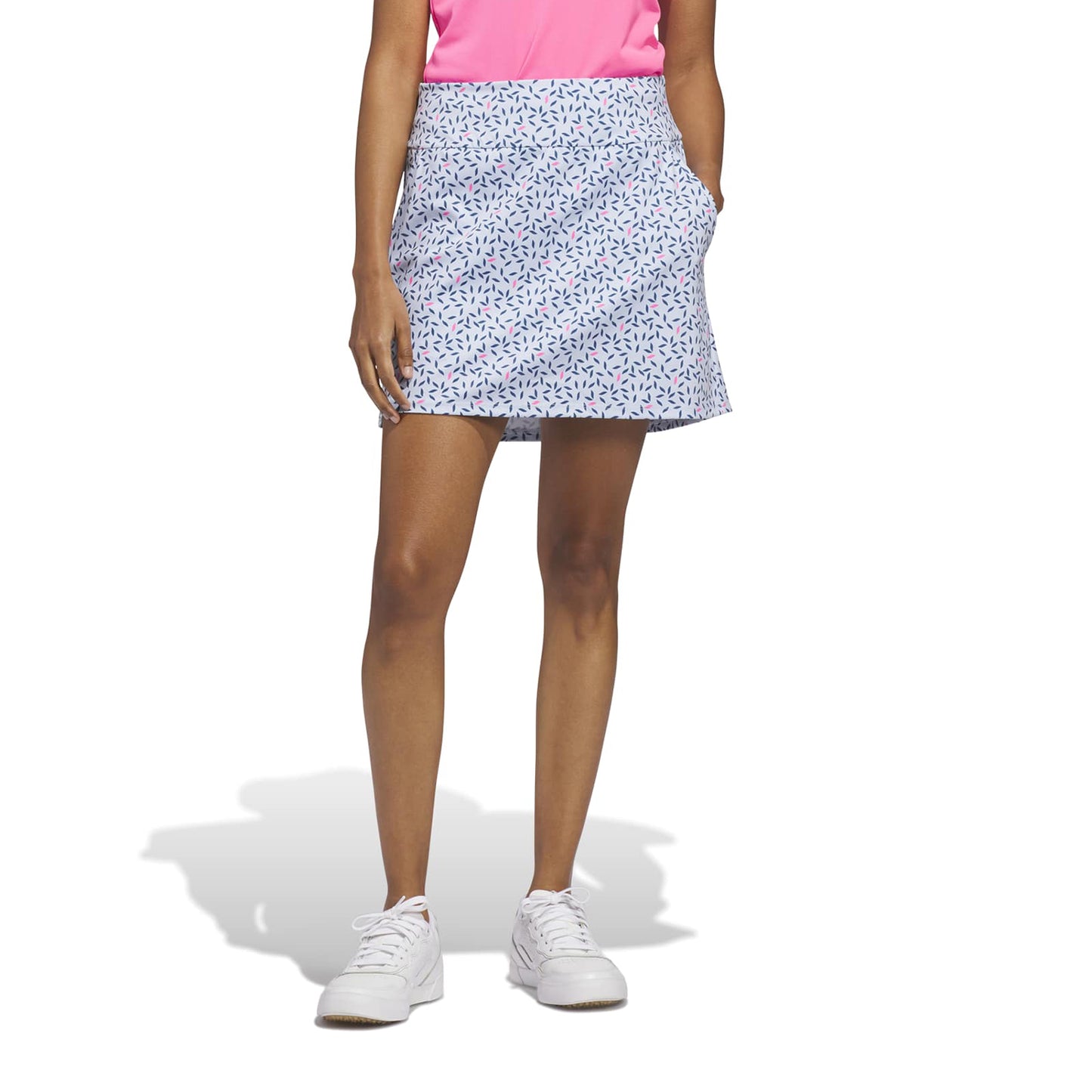 adidas Ladies Golf Skort with Elegant Print and Flattering Pull-On Waistband for a Smooth Silhouette