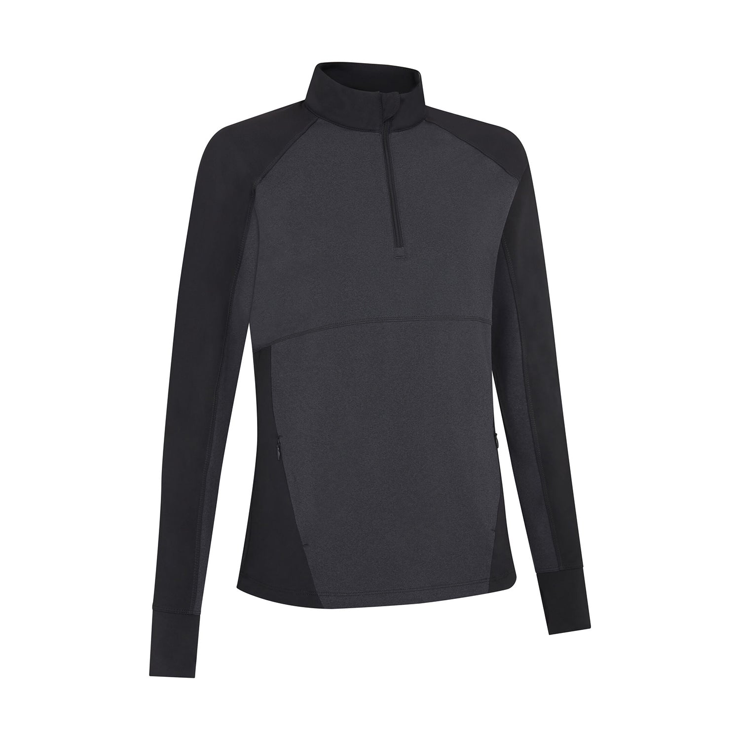 Callaway Women's Soft-Stretch Water Repellent 1/4 Zip Top in Black