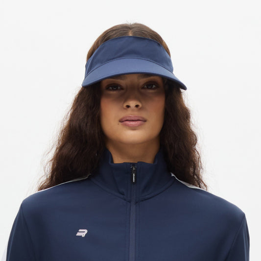 Rohnisch Ladies Navy Visor with Adjustable Fit for Sport-Luxe Style with Feminine Flair