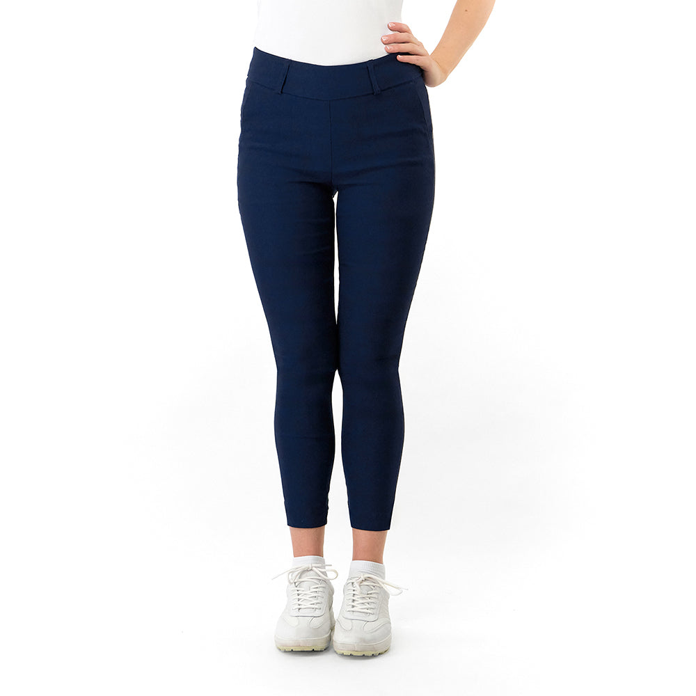 Pure Golf Ladies Pull-On Trouser in Navy -  Move Freely, Look Polished