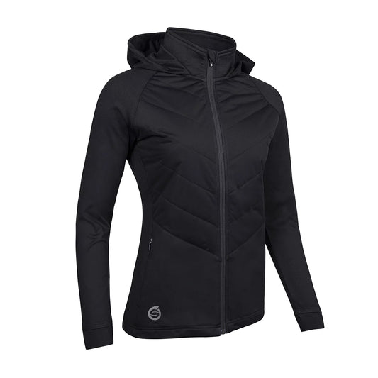 Sunderland Ladies Hooded Hybrid Jacket in Black