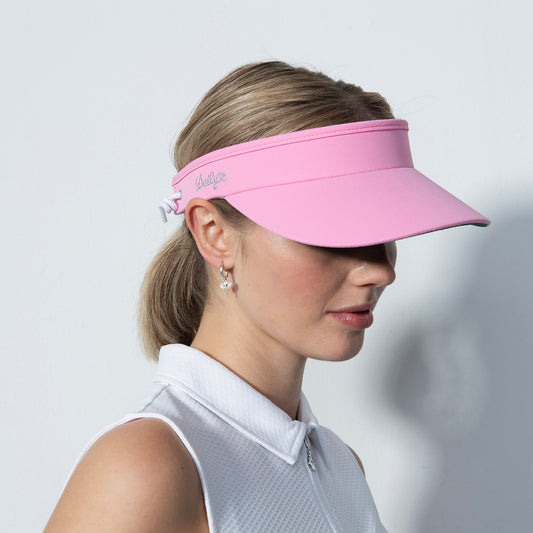 Daily Sports Ladies Visor with Adjustable Fit in Pink Sky