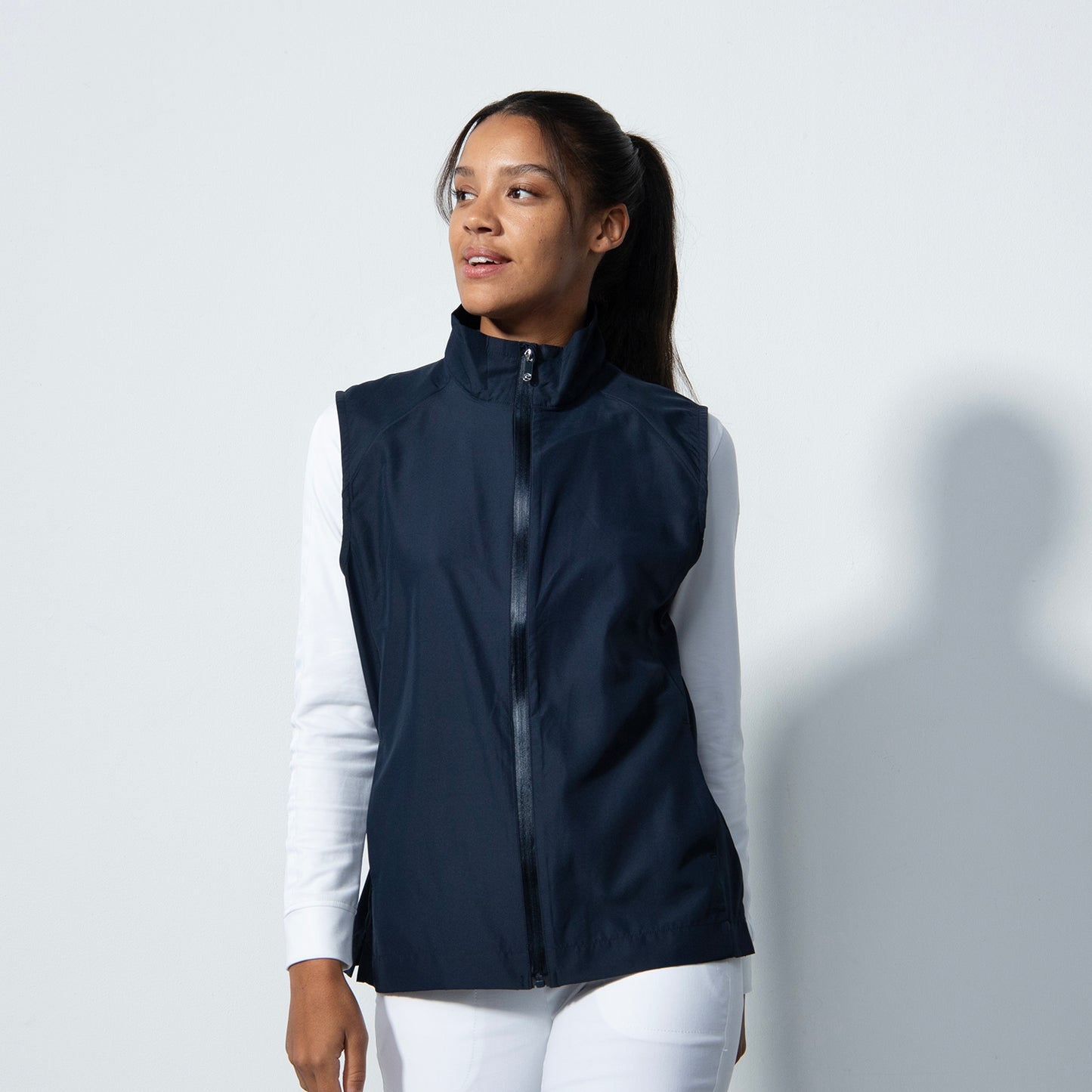 Daily Sports Ladies Full-Zip Lightweight Gilet in Navy - Freedom to Move