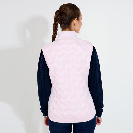 Abacus Ladies Quilted Gilet with Stretch Side Panels