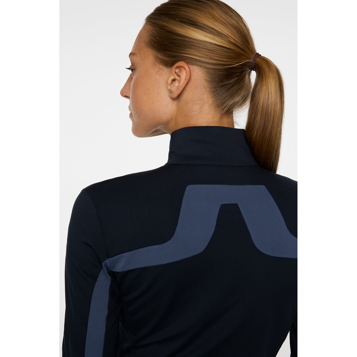 J.Lindeberg Ladies Lighweight Full Zip Mid-Layer Jacket in Navy