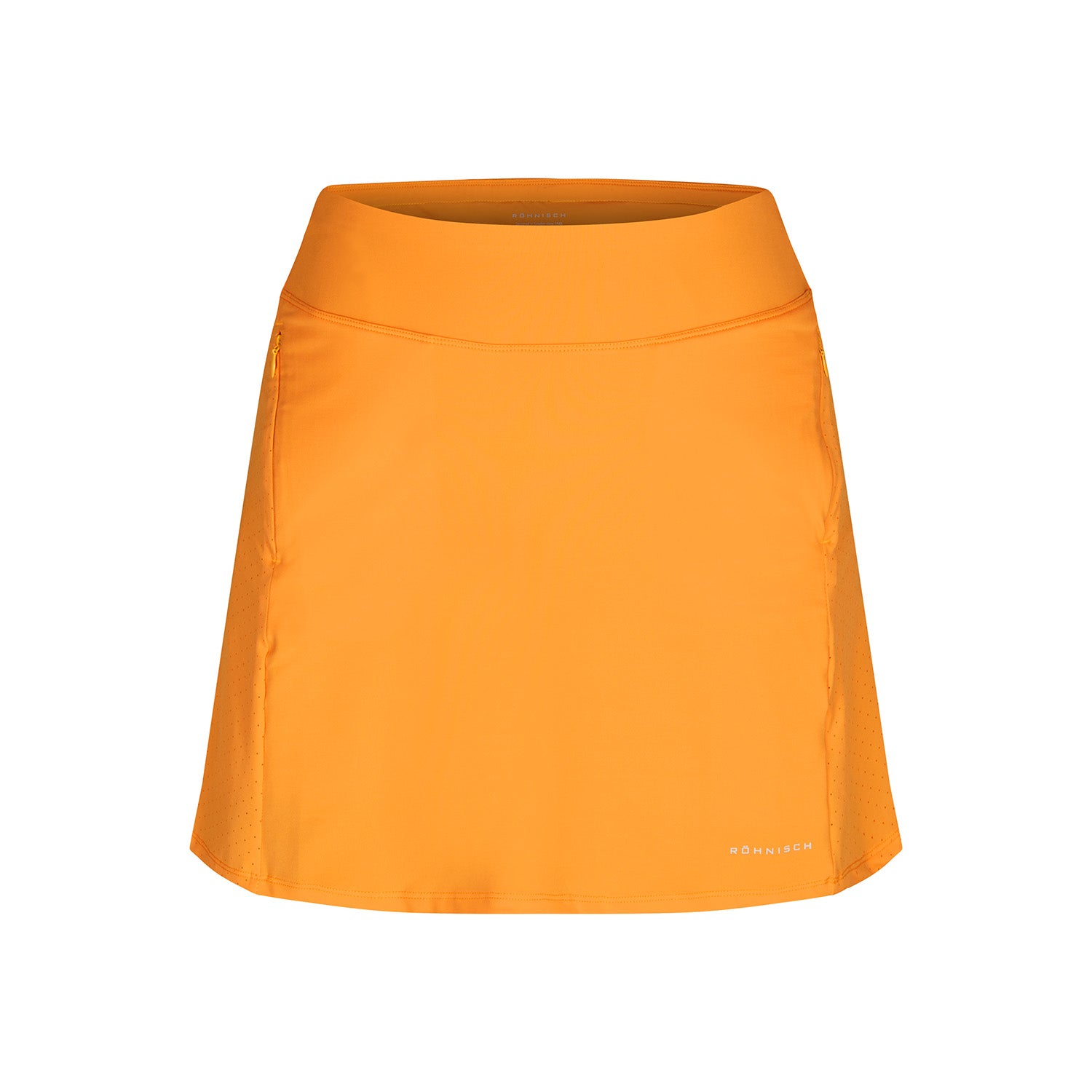 Rohnisch Ladies Pull-On Golf Skort with added Stretch in Blazing Orange