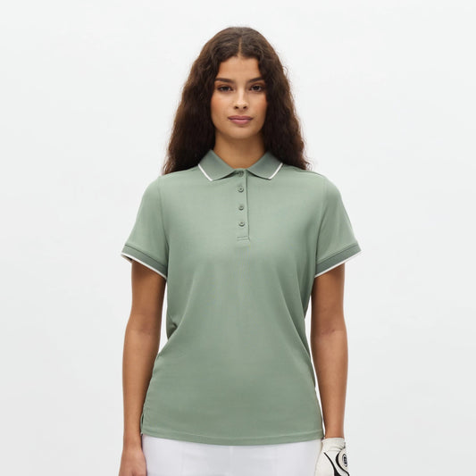 Rohnisch Ladies Classic Polo Shirt with Contrast Trim - Lightweight Comfort for All-Day Ease