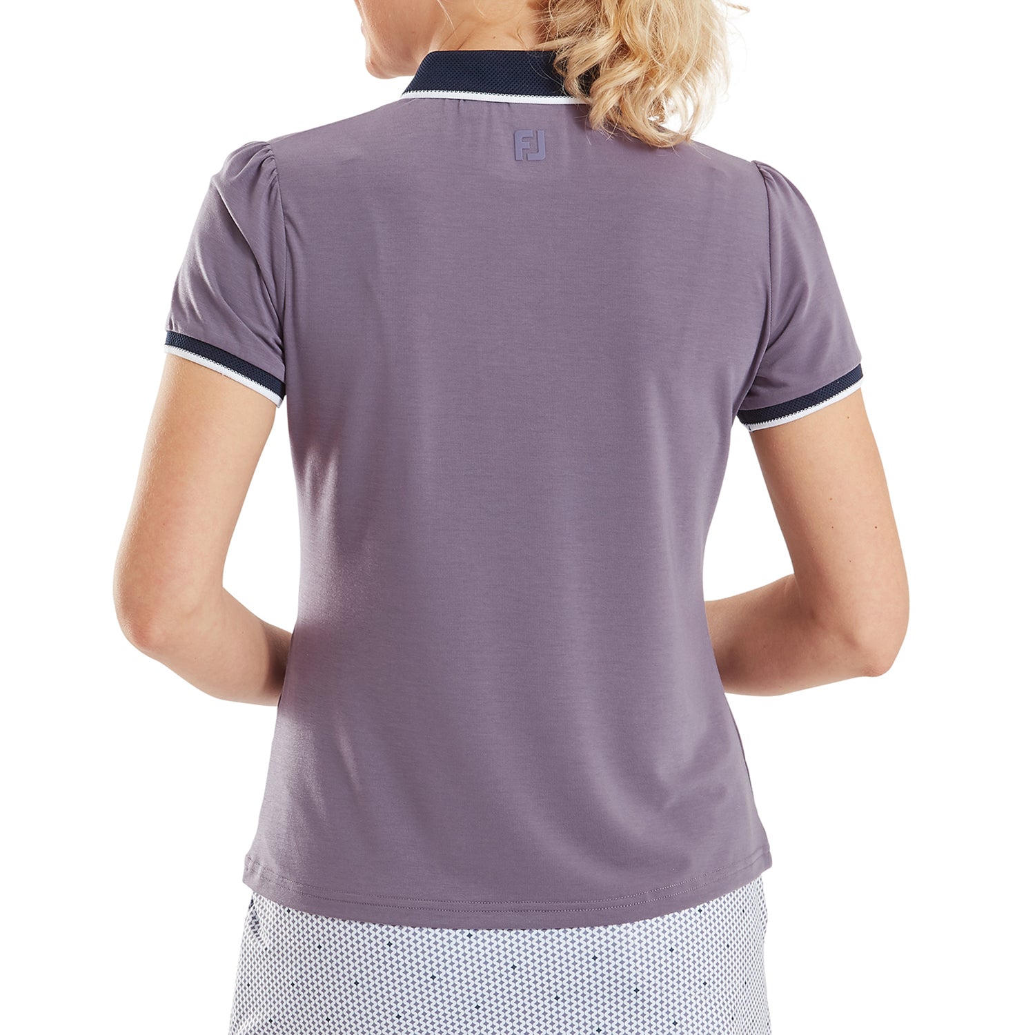 FootJoy Ladies Cap Sleeve Polo With Elegant Feminine Touches & Soft-Stretch Fabric