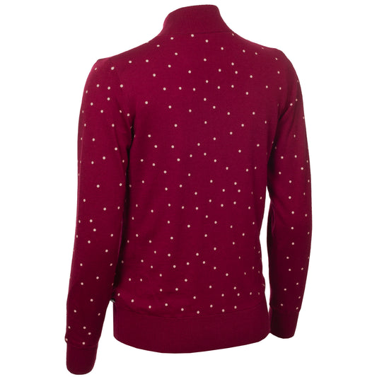 Green Lamb Ladies Full-Zip Lined Cashmere Blend Cardigan