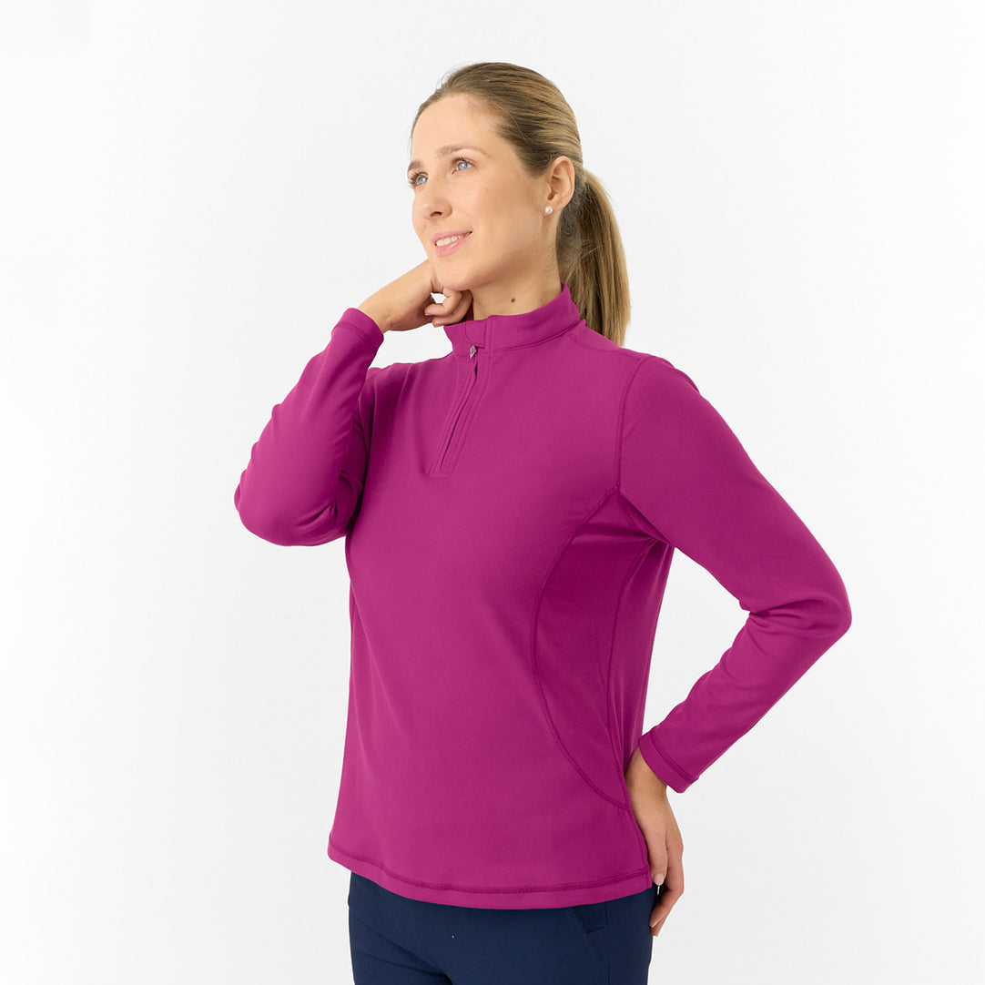 Pure Golf Ladies Super Soft 1/4 Zip Fleece