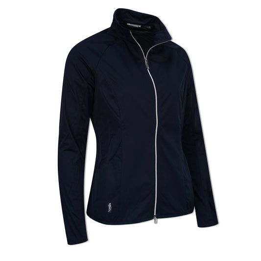 Glenmuir Ladies Lightweight Showerproof Performance Golf Jacket in Navy
