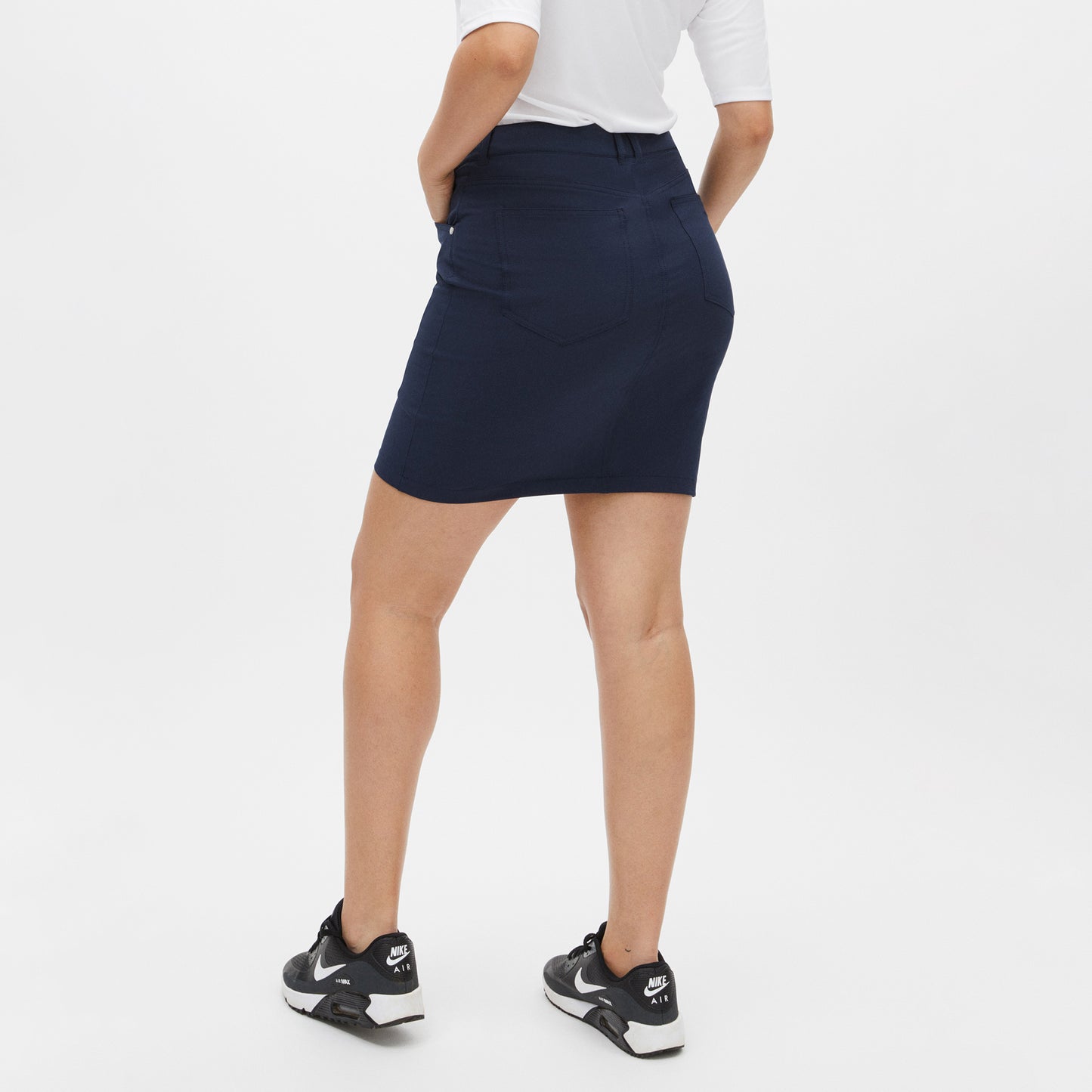 Rohnisch Ladies Navy Skort - Flattering, Stretch Comfort for the Course & Beyond