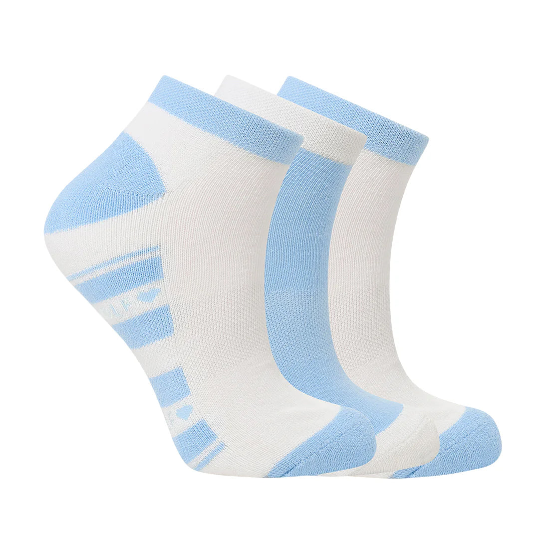 Pure Golf 3 Pair Pack of Cotton-Rich Socks