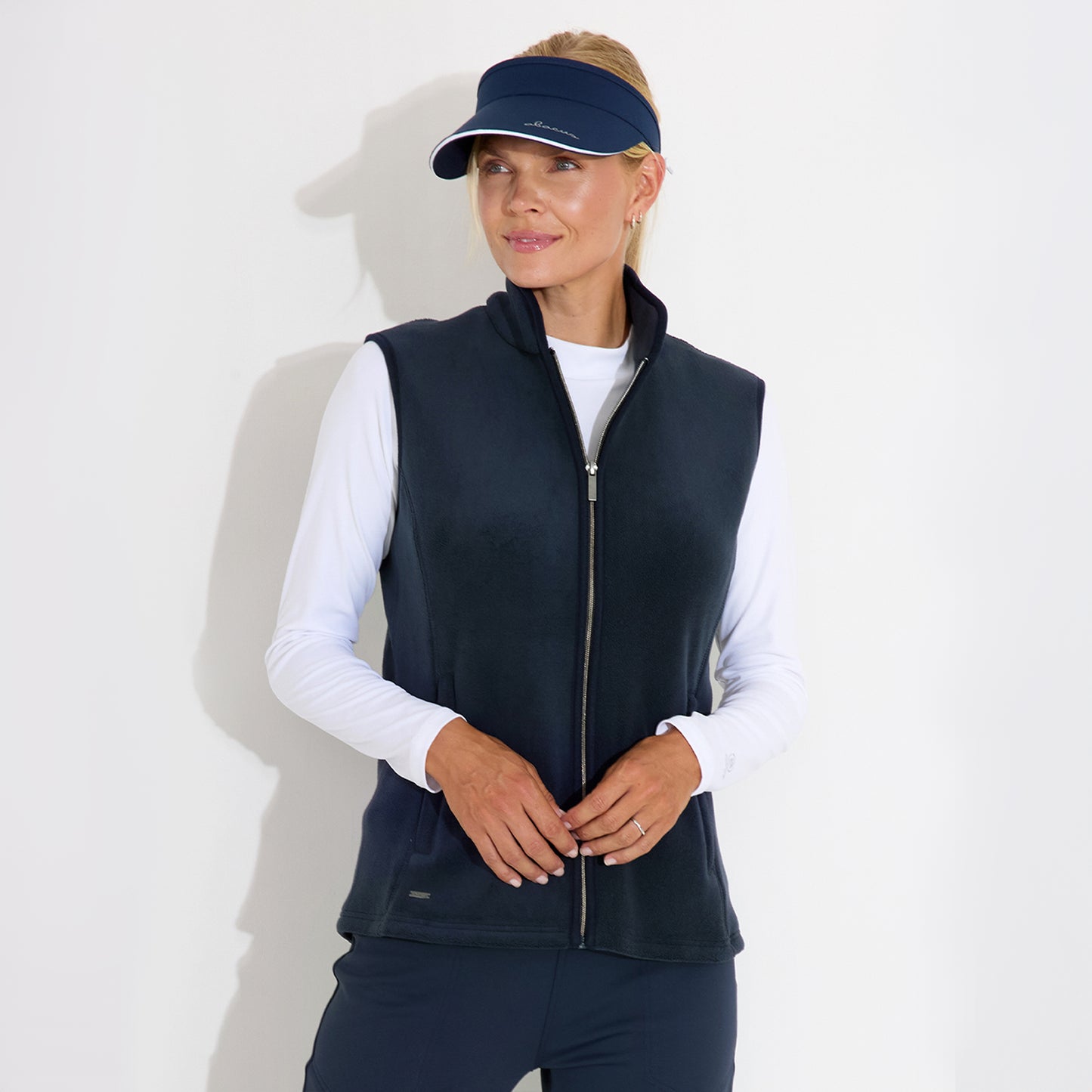 Abacus Ladies Navy Super-Soft Fleece Gilet - Warmth, Comfort & Freedom to Move