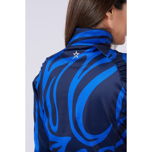 Swing Out Sister Ladies Mid-Layer Top with Contrast 1/4 Zip