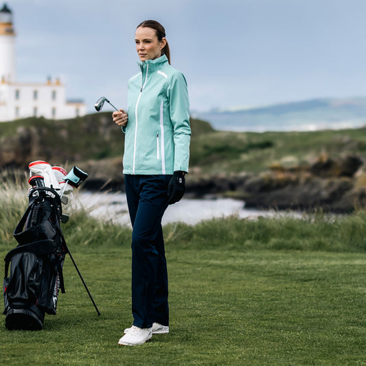 Sunderland Ladies Navy Waterproof Golf Over Trousers