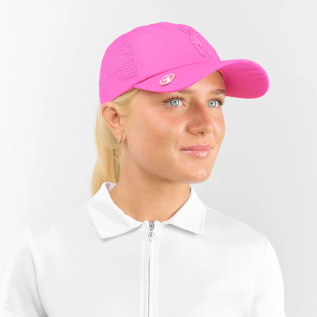 Surprizeshop Ladies Vented Golf Cap with Magnetic Ball Marker