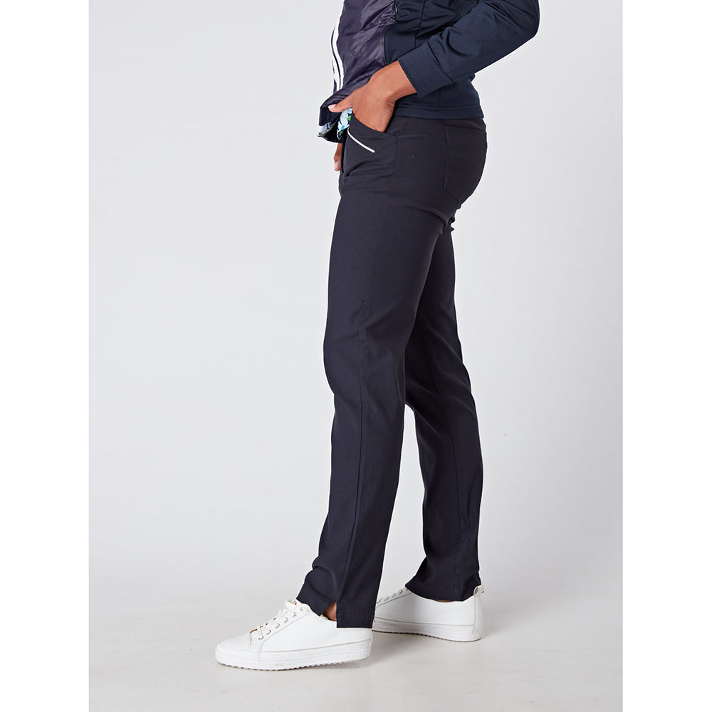 Swing Out Sister Ladies Soft-Stretch Classic Dark Navy Golf Trousers