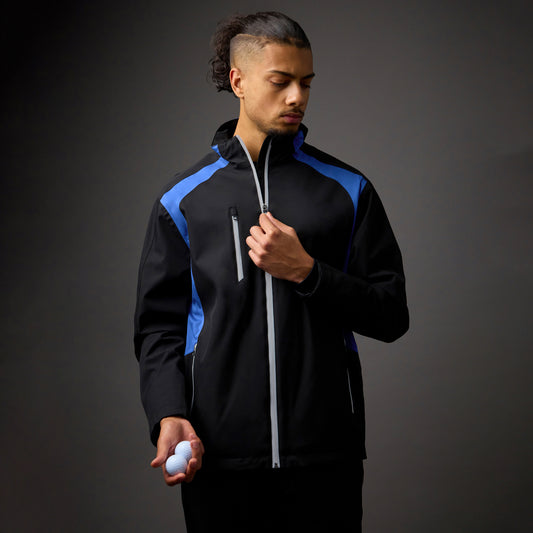 Sunderland Mens Waterproof Jacket with Contrast Panels and Lifetime Guarantee