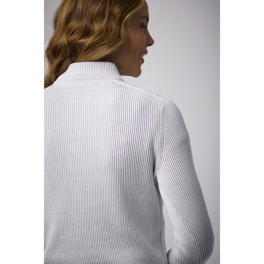 Glenmuir Ladies Two-Tone Ribbed Sweater - Perfect for Year-Round Layering