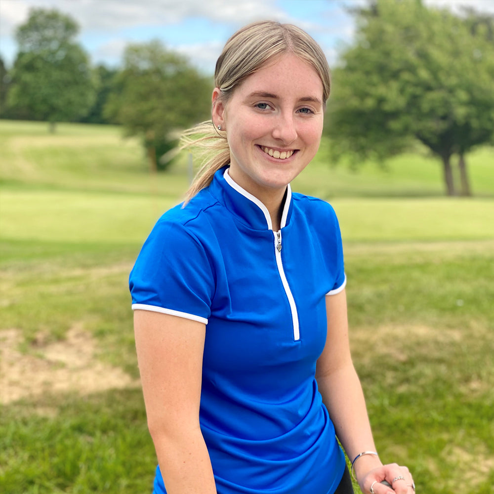 Royal blue hotsell ladies polo shirt