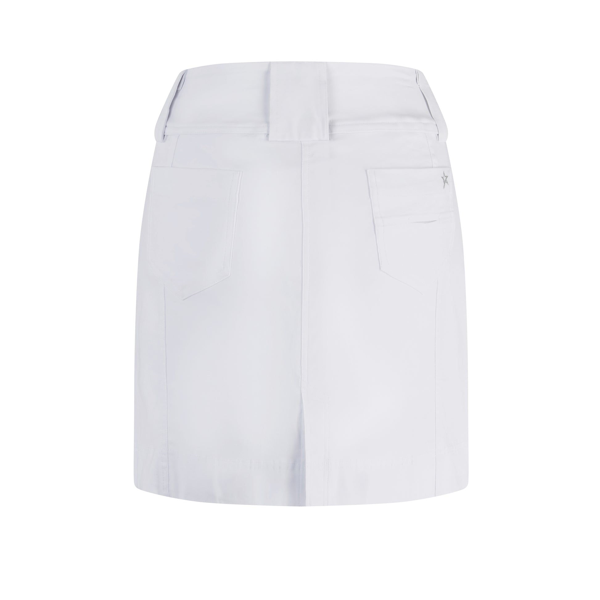 Swing Out Sister Ladies Pull-On Skort in Optic White