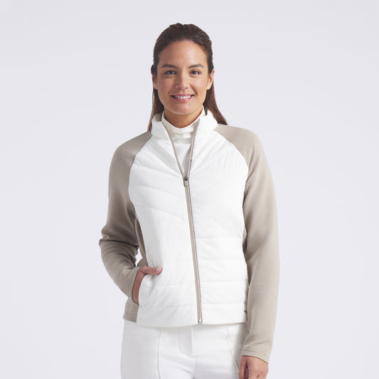 Puma Ladies Hybrid Fleece Golf Jacket