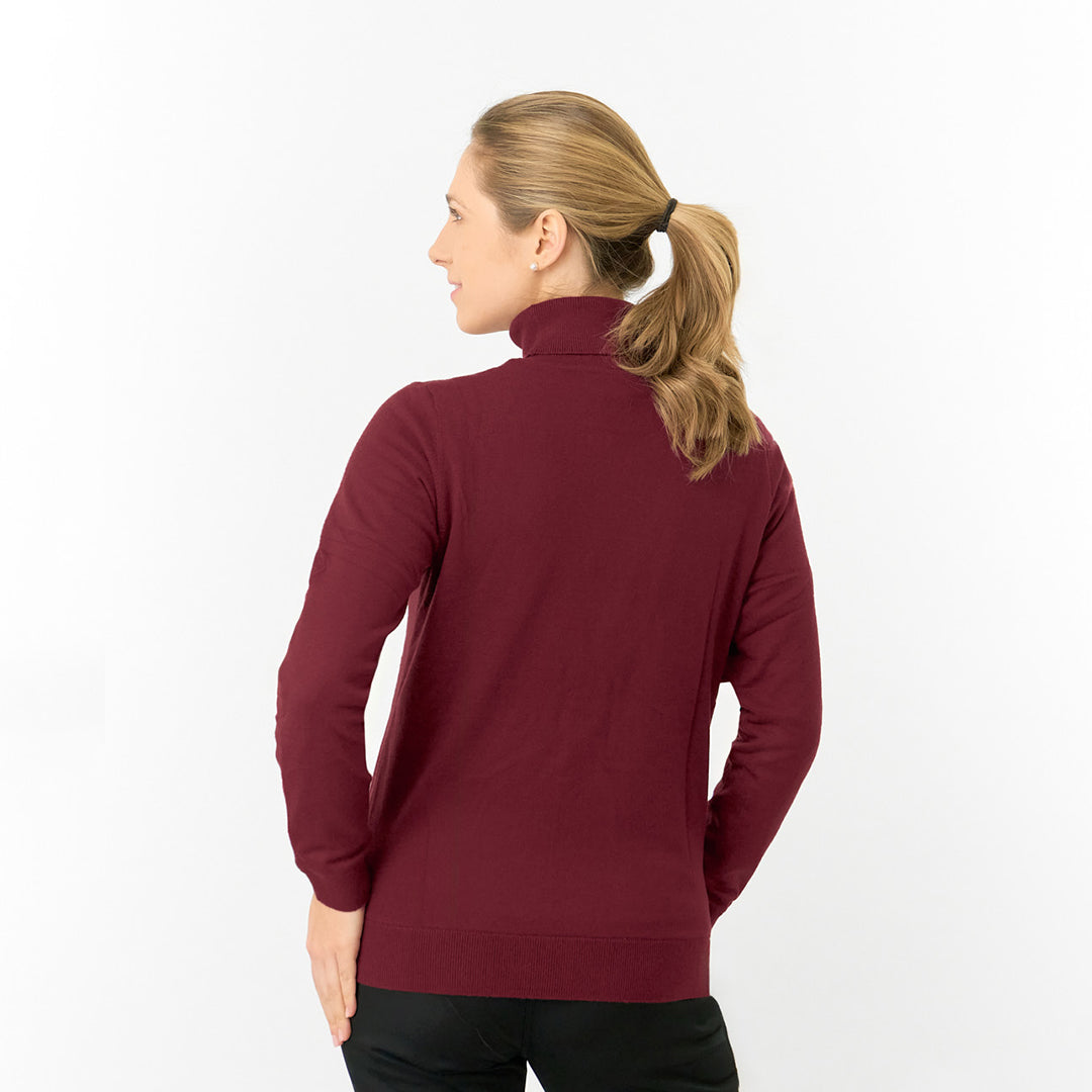 Pure Golf Ladies Super Soft Fur Lined Roll Neck