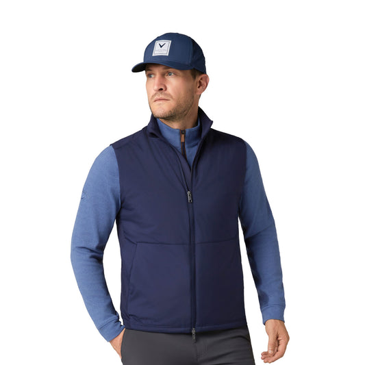 Callaway Mens Navy Hybrid Water Resistant Gilet