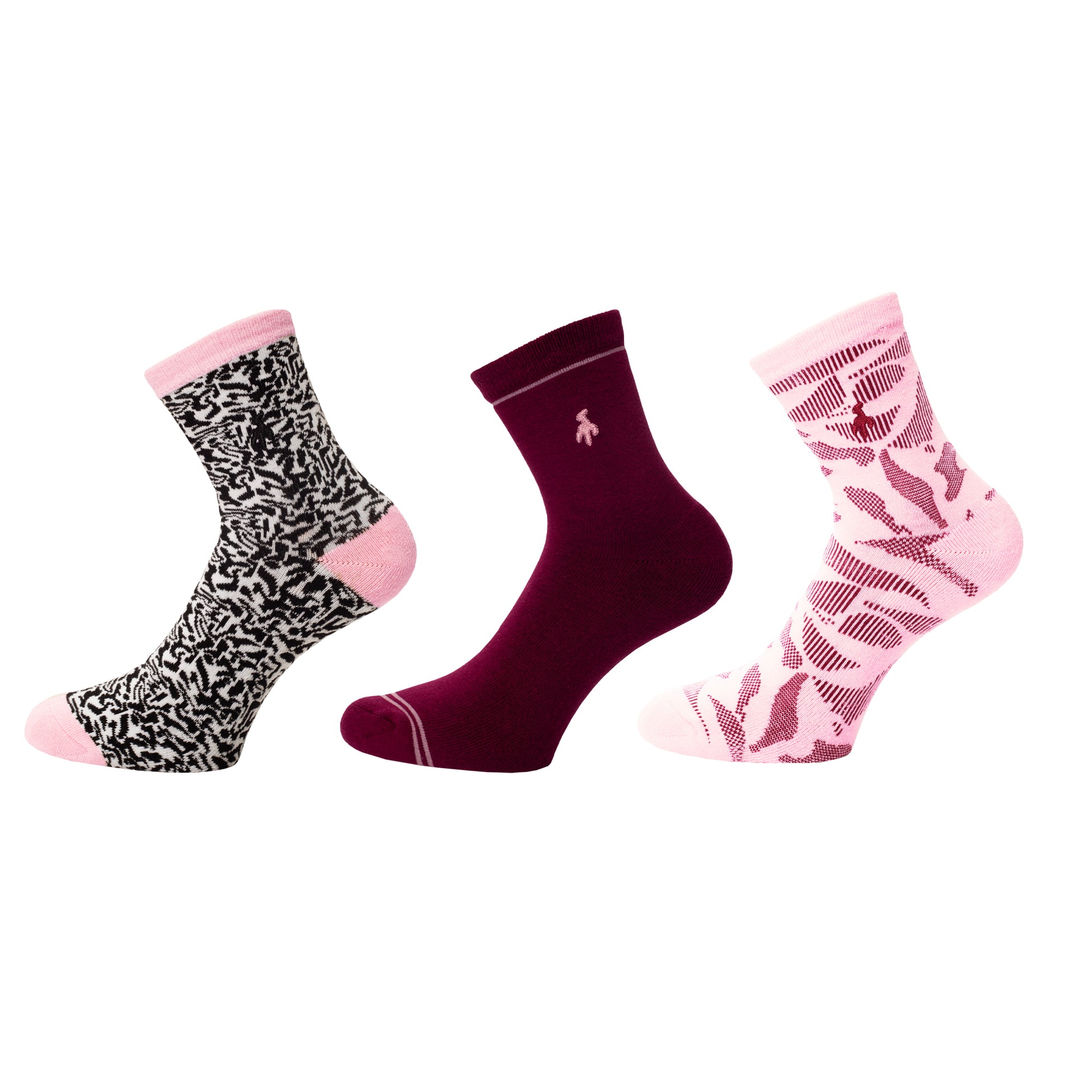 Green Lamb Ladies 3 Pair Pack Socks