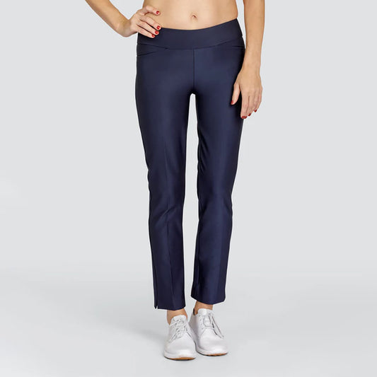 Tail Ladies Slim Fit Navy Pull-On Ankle Trouser