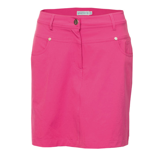 Green Lamb Ladies Stretch Skort with UPF30 Protection in Magenta