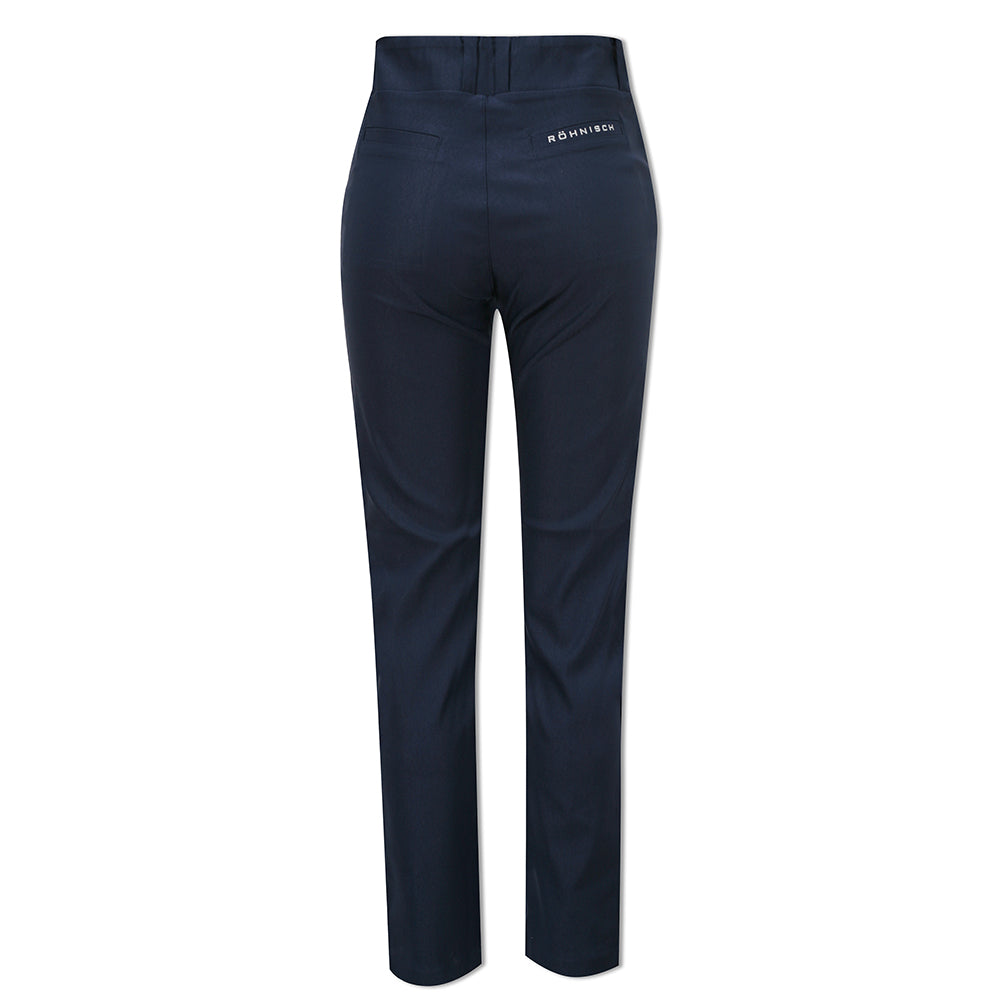 Buy Ted Baker Women Navy Solid Paper Bag Straight-Leg Trousers Online -  751622 | The Collective